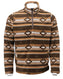 Outback Trading Company Men’s Colt Henley Fleece Brown / SM 42210-BRN-SM 789043433852