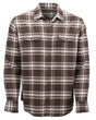 Outback Trading Company Men’s Cotton Plaid Outback Shirt Brown / SM 40305-BRN-SM 789043430738