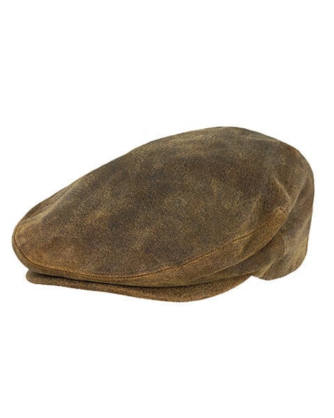 Outback Trading Company Leather Ascot Cap Caps
