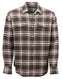 Outback Trading Company Men’s Cotton Plaid Outback Shirt Chocolate / SM 40305-CHO-SM 789043430790