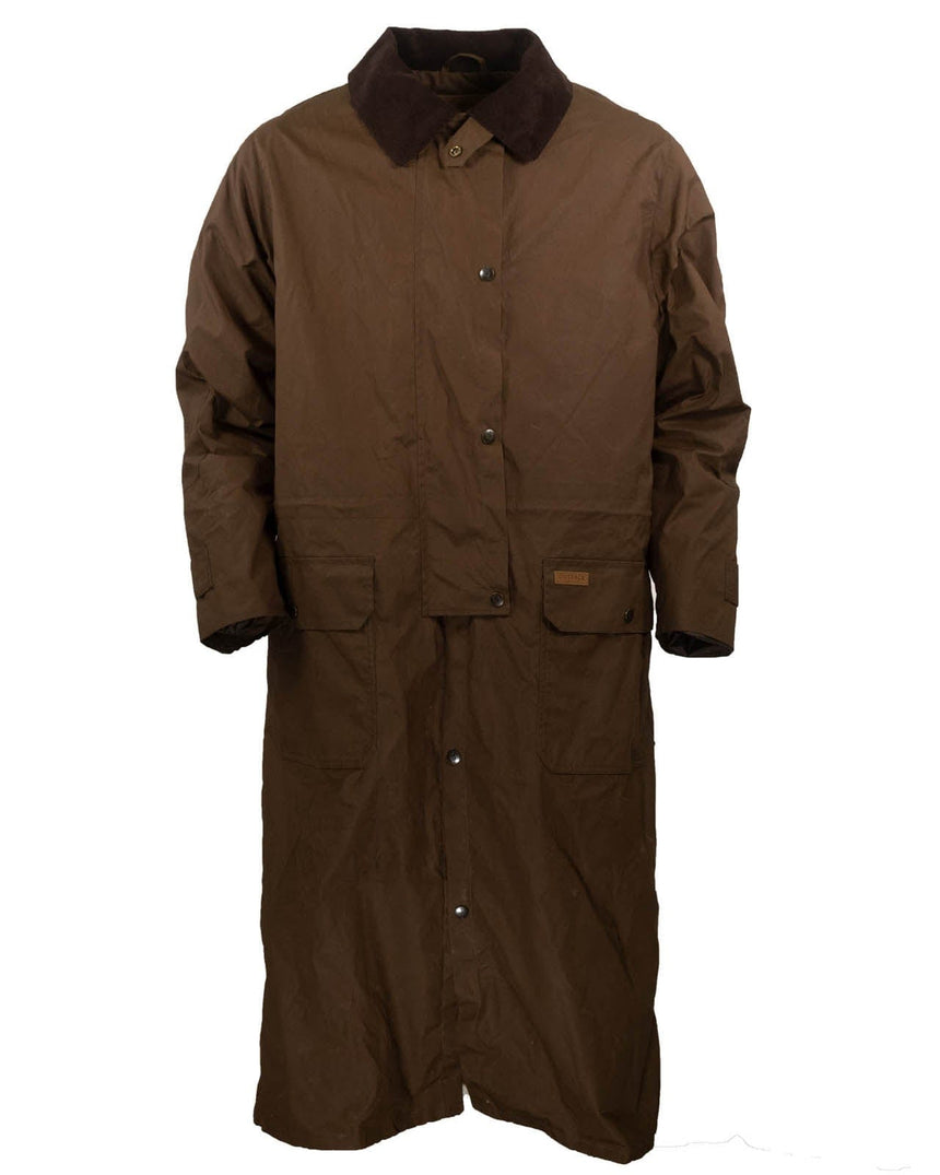 Men's Wax Cotton Duster Coat –