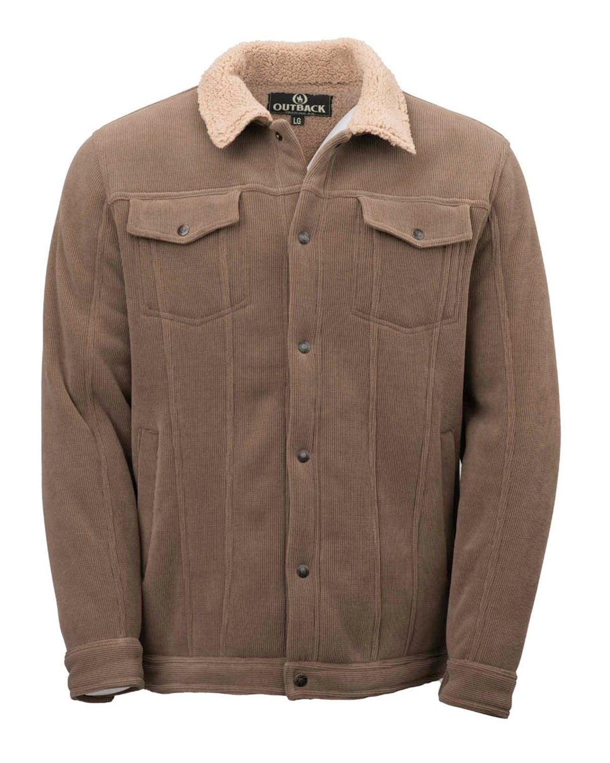 Outback Trading Company Men’s Cillian Jacket Brown / SM 29902-BRN-SM 789043428681 Coats & Jackets