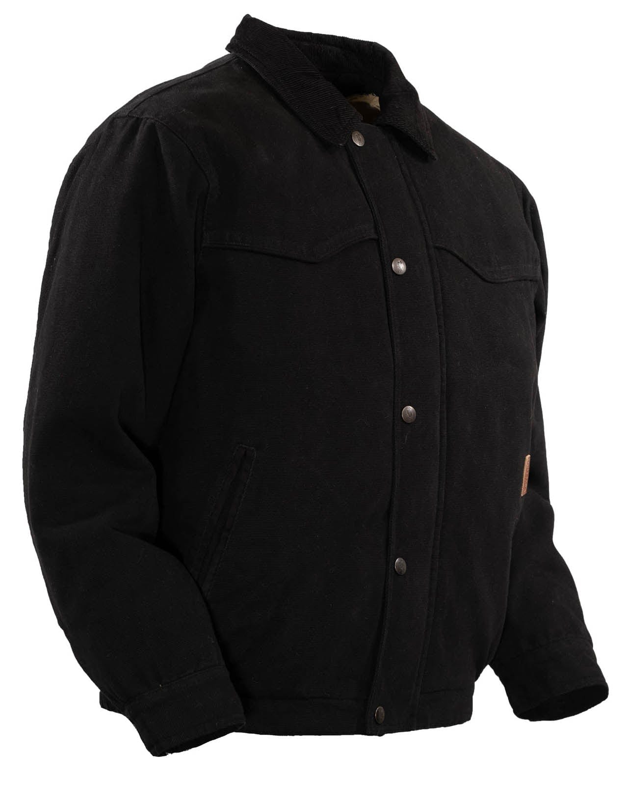 Mens black canvas jacket hotsell