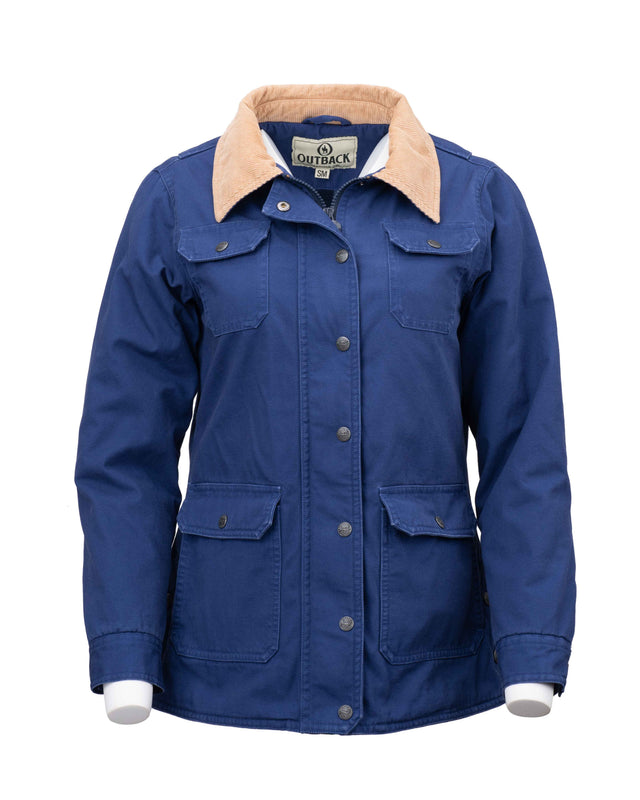 Outback Trading Company Women’s Gidley Canvas Jacket Navy / SM 29862-NVY-SM 789043427790 Coats & Jackets