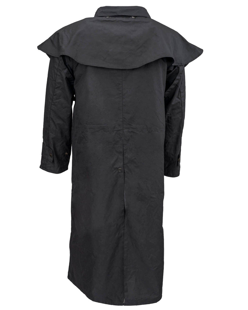New! Outback Trading Company OILSKIN LOW RIDER DUSTER JACKET Brown or Black New! Outback Trading Company OILSKIN LOW RIDER DUSTER JACKET Brown or Black