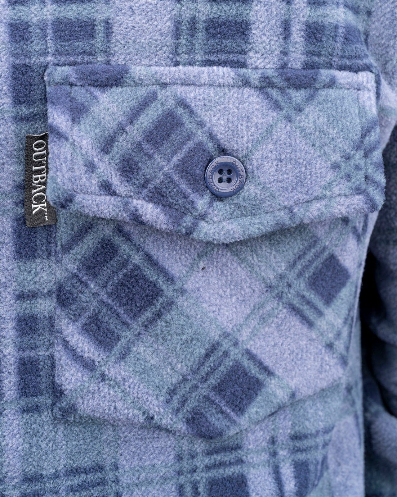 Men's Chad Button up Fleece Big Shirt – OutbackTrading.com