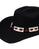 Outback Trading Company Argentinian Leather Hat Band Black / ONE OT624-BLK-ONE 789043426540 Hat Bands