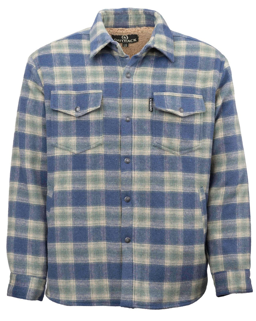 Outback Trading Company Men’s Arden Jacket Blue / SM 29759-BLU-SM 789043427240 Jackets