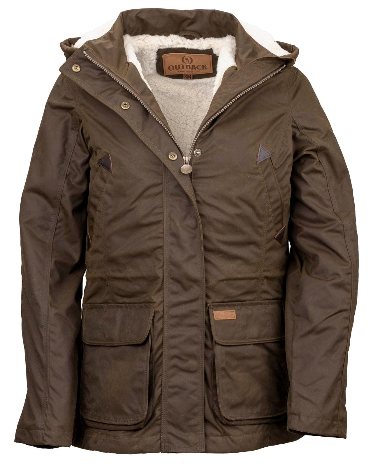 Outback Trading Co Jill-A-Roo Oilskin Jacket - NZ Tack Saddlery Co Outback Trading Co Jill-A-Roo Oilskin Jacket - NZ Tack Saddlery Co