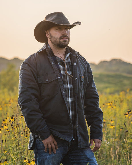 Gilet Western Outback Trading Co. Canyonland – Coton Ciré – 3XL – Neuf Avec étiquette