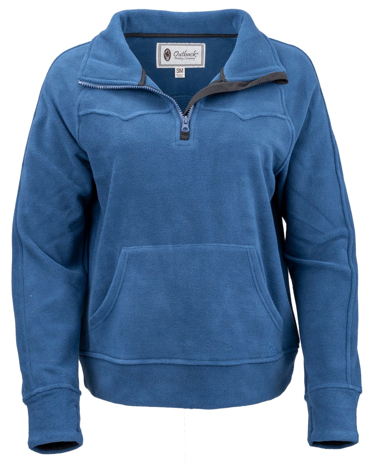 Chemise Western Femme OUTBACK TRADING COMPANY - Taille SM (Small), Couleur Gris/bleu/brun - Occasion Très Bon état