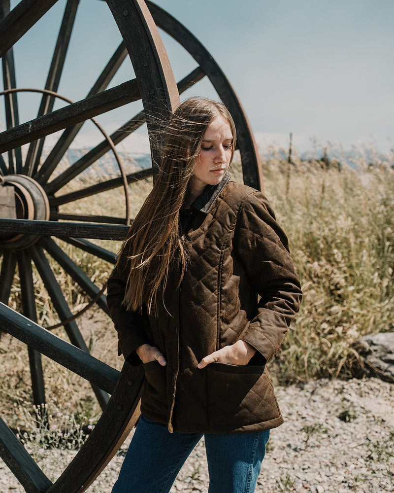 Outback Trading® Women's Jill-A-Roo Black Oilskin Western Jacket – Solano's Boot & Western Wear