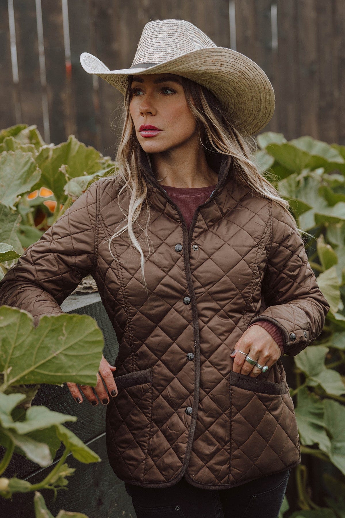 Outback Trading Company Women’s Quilted Barn Jacket Jackets