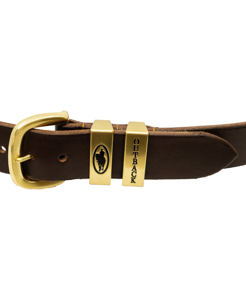 Outback Trading Company Signature Leather Belt Leather Belts