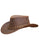 Outback Trading Company Hemlock Leather Hat Brown / SM 13009-BRN-SM 789043376029 Leather Hats