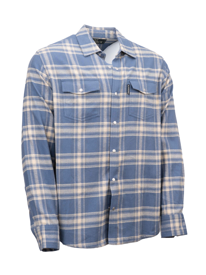 Outback Trading Company Men’s Cotton Plaid Outback Shirt
