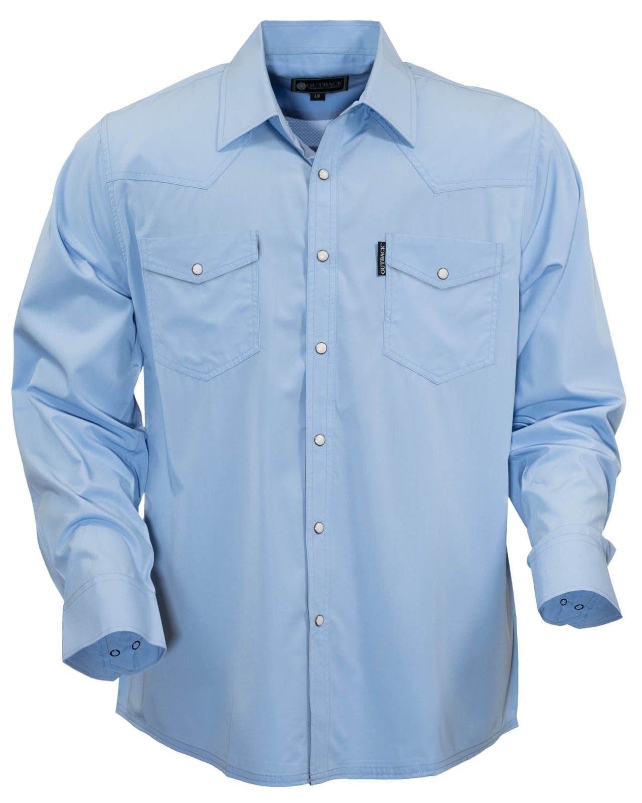 Outback Trading Mens Moab Western Snap Bamboo Shirt Outback Trading Mens Moab Western Snap Bamboo Shirt
