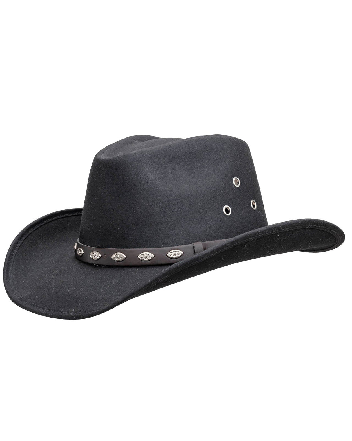 Outback Trading Company Badlands Oilskin Hat Black / SM 14716-BLK-SM 089043776950 Oilskin Hats