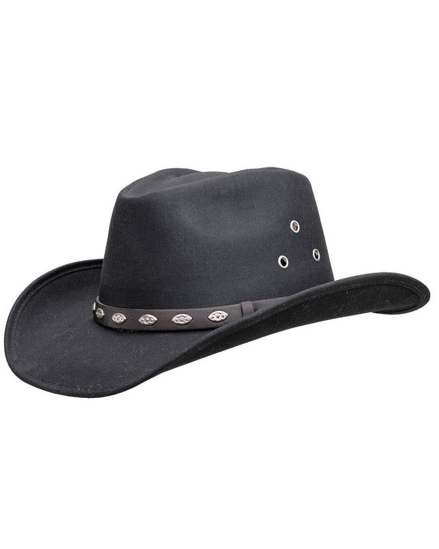 Outback Trading Company Badlands Oilskin Hat Black / SM 14716-BLK-SM 089043776950 Oilskin Hats