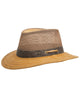Outback Trading Company Willis With Mesh Oilskin Hat Field Tan / S 1470-FTN-S 789043012422 Oilskin Hats