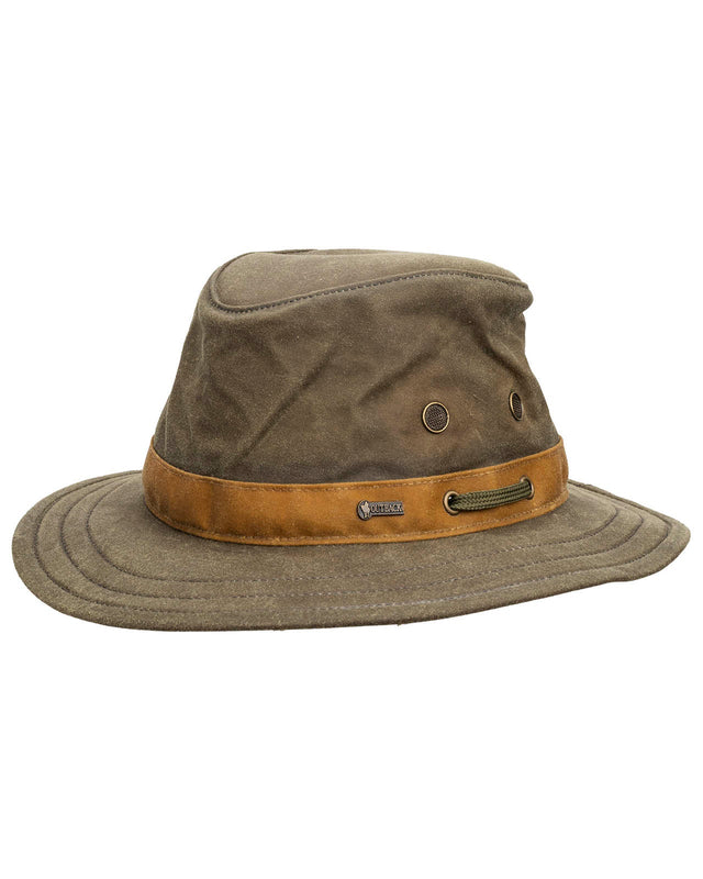 Outback Trading Company Willis Oilskin Hat Sage / S 1477-SAG-S 789043014457 Oilskin Hats