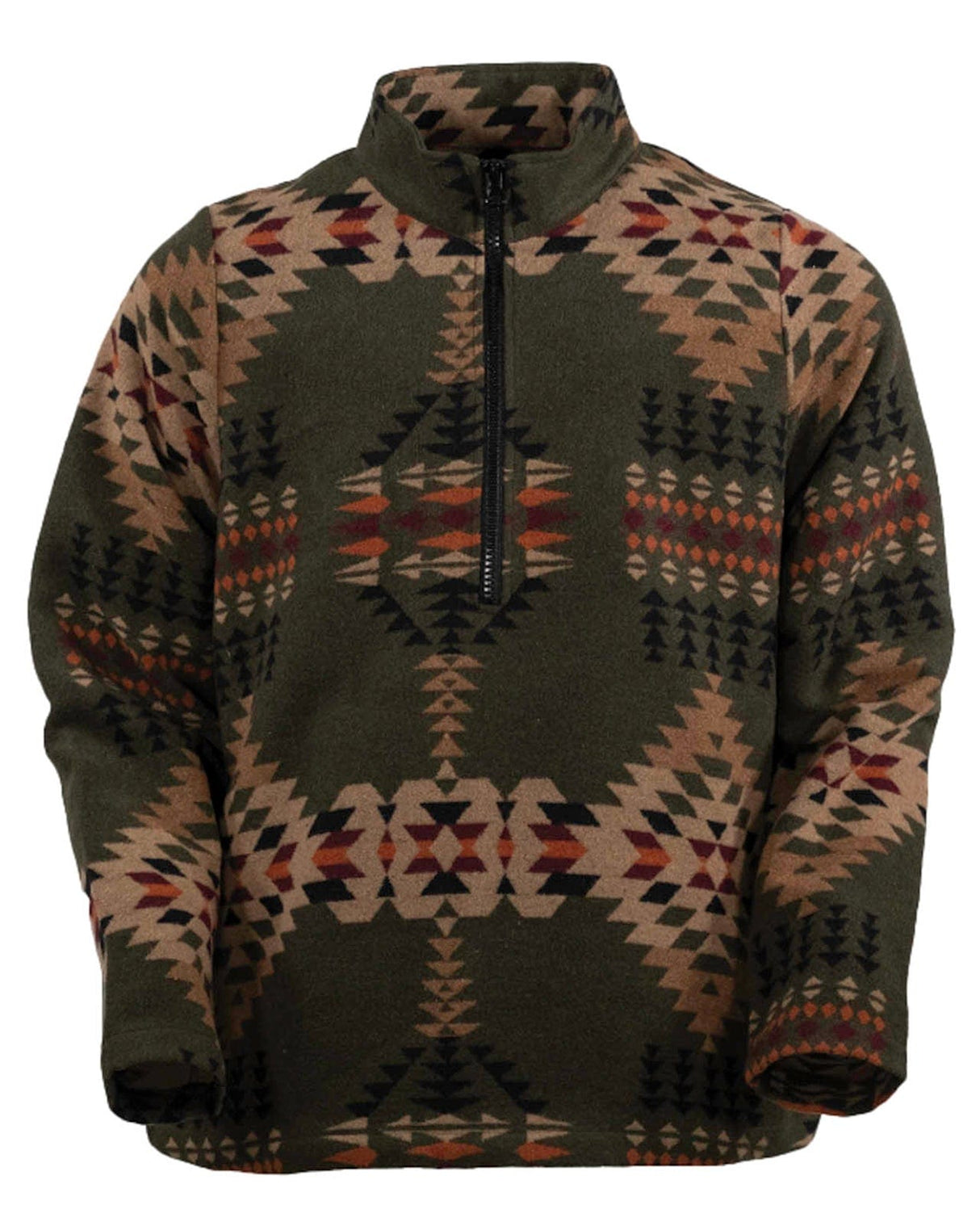 Outback Trading Company Men’s Chase Henley Olive / SM 29933-OLV-SM 789043435658