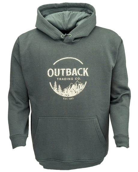 Outback Trading Company Outback Comfy Graphic Hoodie Olive / SM 40281-OLV-SM 789043417562
