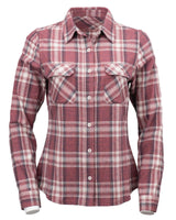 Outback Trading Company Women’s Cotton Plaid Outback Shirt Red / SM 40312-RED-SM 789043431742