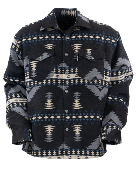 Outback Trading Company Men’s Elliot Shirt Jacket Black / MD 42726-BLK-MD 789043408591 Shirt Jackets