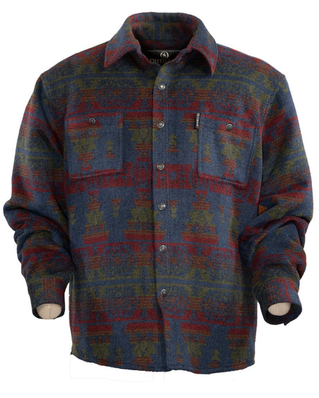Outback Trading Company Men’s Hudson Shirt Jacket Blue / MD 42720-BLU-MD 789043408492 Shirt Jackets