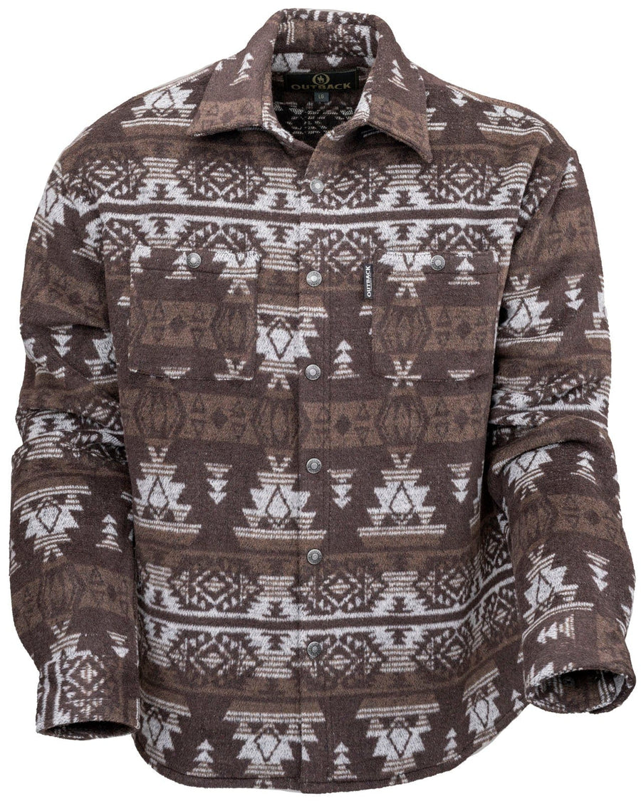 Outback Trading Co. Men’s Henley Quarter Zip Sweater
