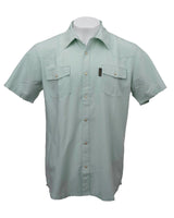 Outback Trading Company Short Sleeve Moab Western Snap Bamboo Shirt Mint / SM 40314-MNT-SM 789043432039 Shirt