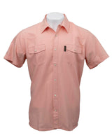 Outback Trading Company Short Sleeve Moab Western Snap Bamboo Shirt Peach / SM 40314-PCH-SM 789043432152 Shirt