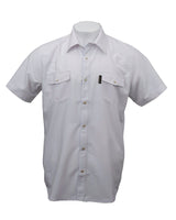 Outback Trading Company Short Sleeve Moab Western Snap Bamboo Shirt White / SM 40314-WHT-SM 789043432213 Shirt