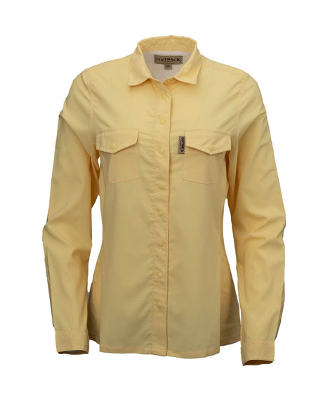 Outback Trading Company Sierra Snap Bamboo Shirt Yellow / SM 40315-YLW-SM 789043432503 Shirt