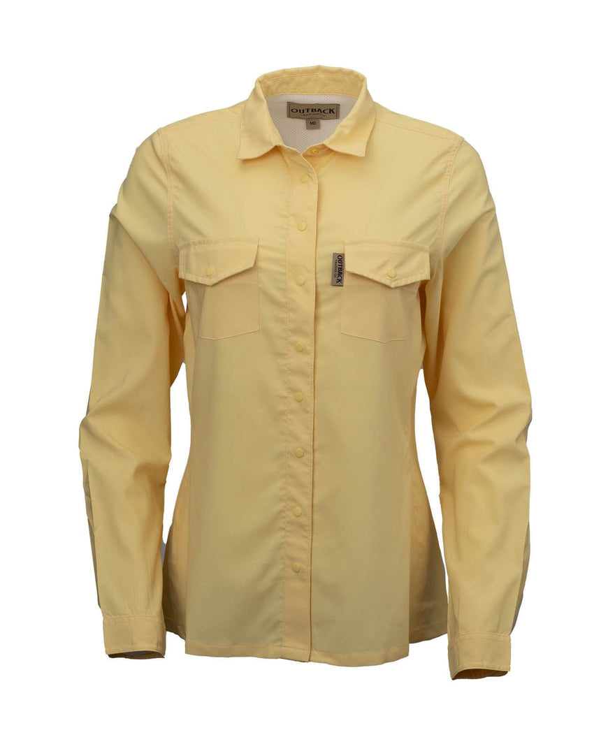 Outback Trading Company Sierra Snap Bamboo Shirt Yellow / SM 40315-YLW-SM 789043432503 Shirt