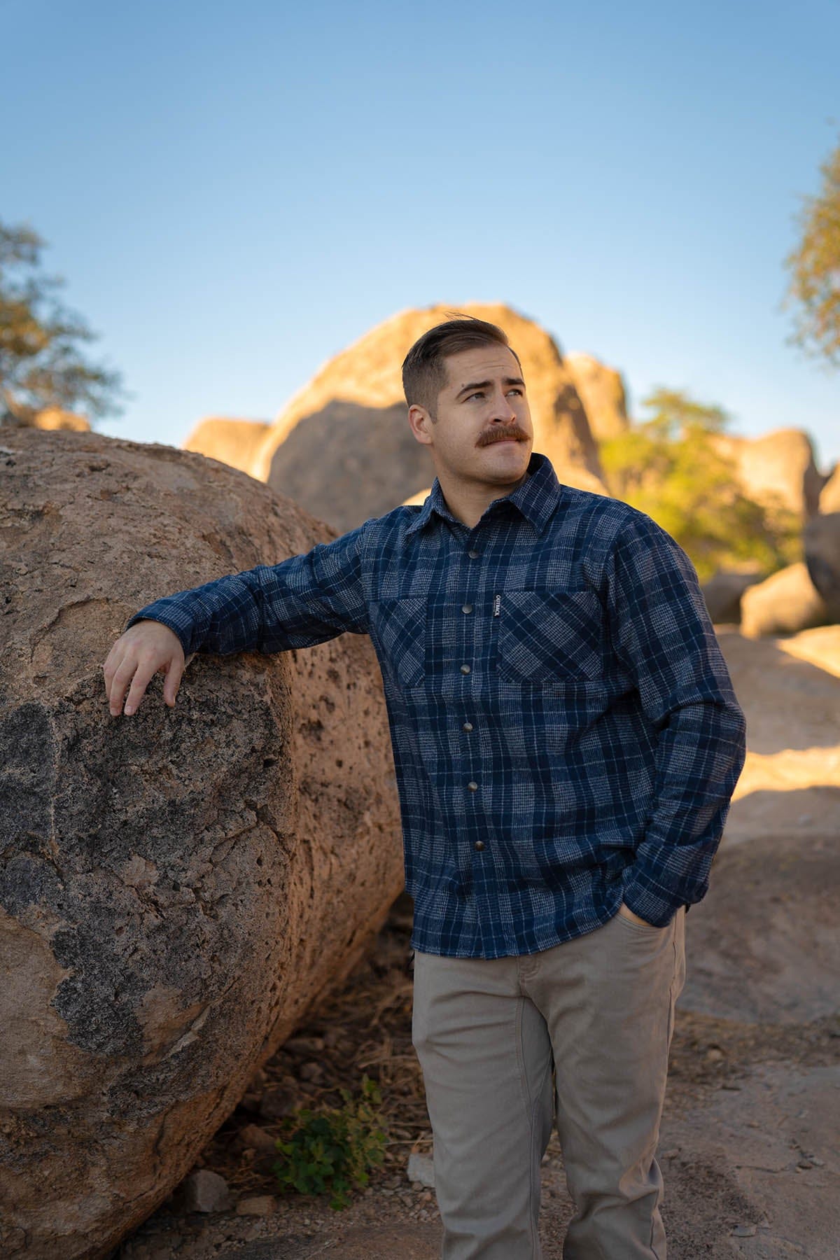 Outback Trading Company Men’s Clyde Big Shirt Shirts