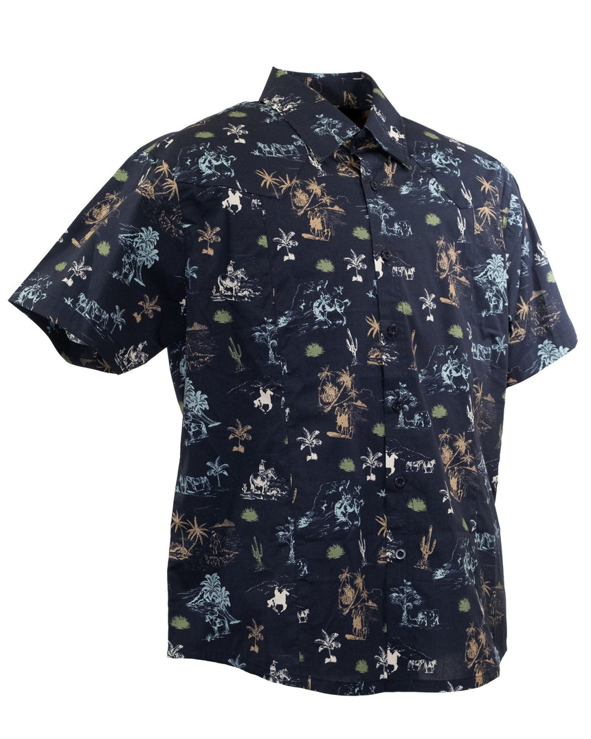 Outback Trading Company Men’s Jaxon Short Sleeve Button Up Shirt Shirts