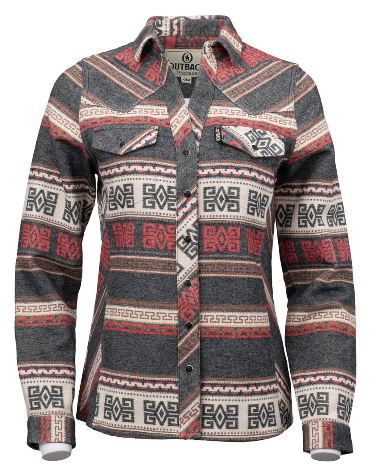 Outback Trading Company Women’s Lorelei Performance Shirt Red / SM 42239-RED-SM 789043434002 Shirts