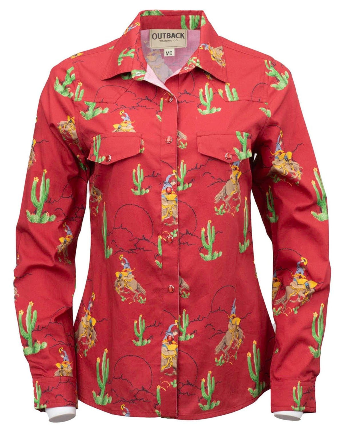 Outback Trading Company Women’s Piper Shirt Red / SM 42155-RED-SM 789043433333 Shirts