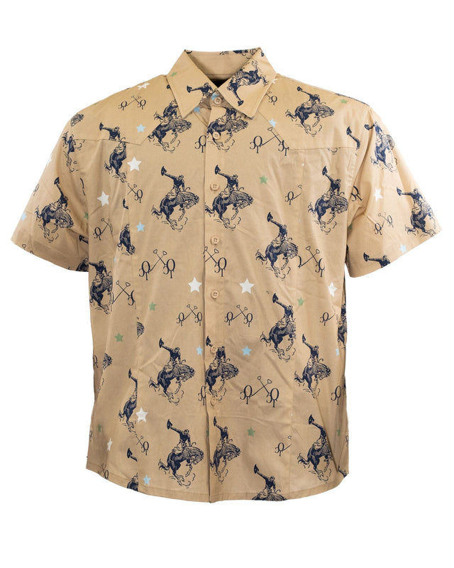 Outback Trading Company Men’s Luke Short Sleeve Button Up Shirt Tan / MD 34046-TAN-MD 789043400960 Shirts