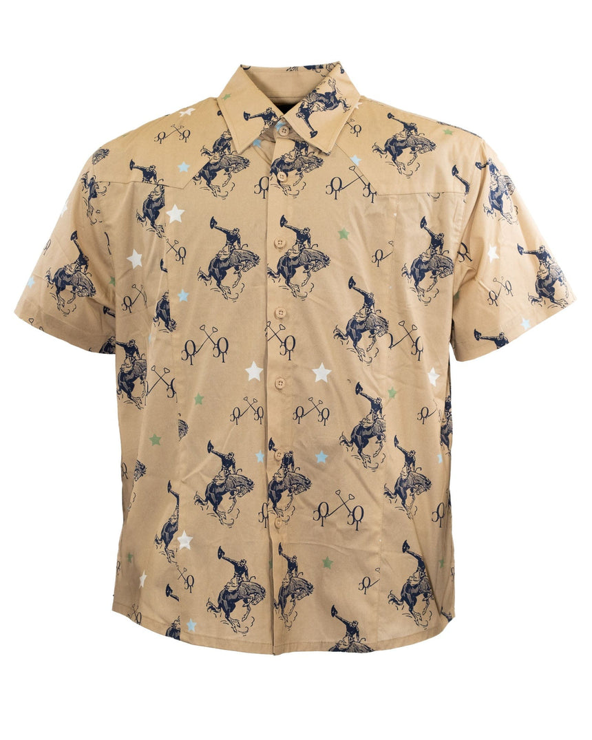 Men’s Luke Short Sleeve Button Up Shirt (Tan, MD) by Outback Trading | Shirts & Tops