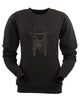 Outback Trading Company Women’s Jordan Crewneck Sweatshirt Black / SM 40271-BLK-SM 789043407785 Shirts & Tops