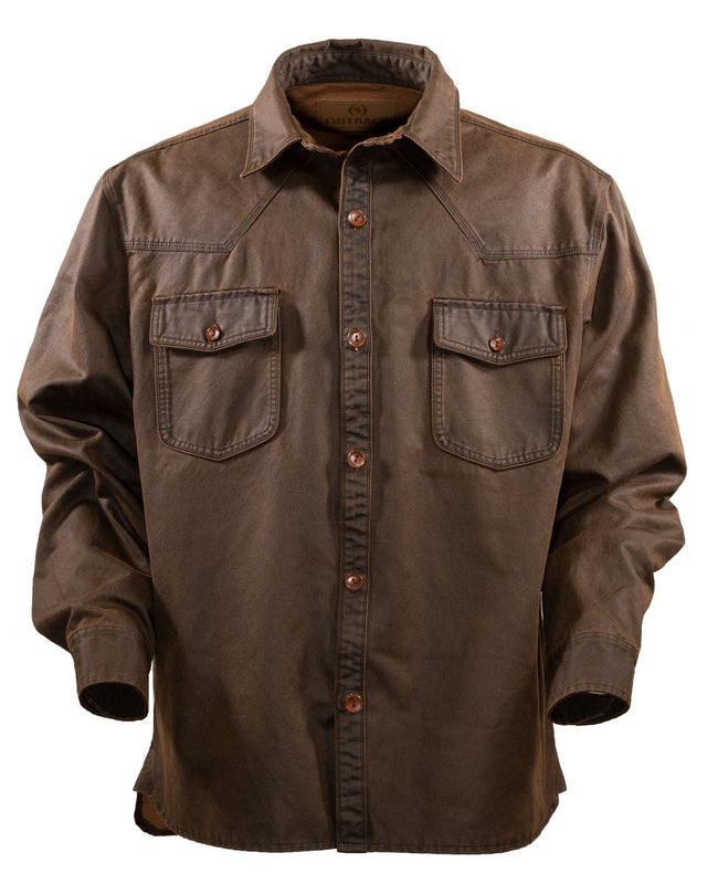 Outback Trading Company Men’s Kennedy Canyonland Shirt Brown / MD 29839-BRN-MD 789043404746 Shirts & Tops
