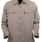 Outback Trading Company Men’s Everett Shirt Grey / MD 42731-GRY-MD 789043409628 Shirts & Tops