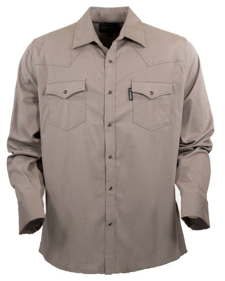 Outback Trading Company Men’s Everett Shirt Grey / MD 42731-GRY-MD 789043409628 Shirts & Tops