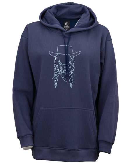 Outback Trading Company Women’s Mikayla Hoodie Midnight / SM 40269-MDN-SM 789043430530 Shirts & Tops