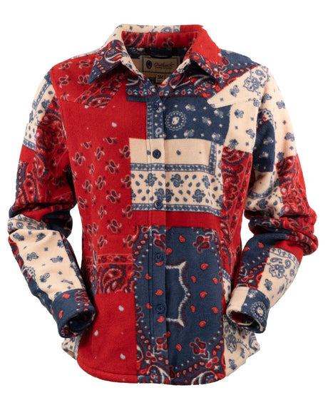 Outback Trading Company Women’s Haley Big Shirt Red / SM 40266-RED-SM 789043407501 Shirts & Tops