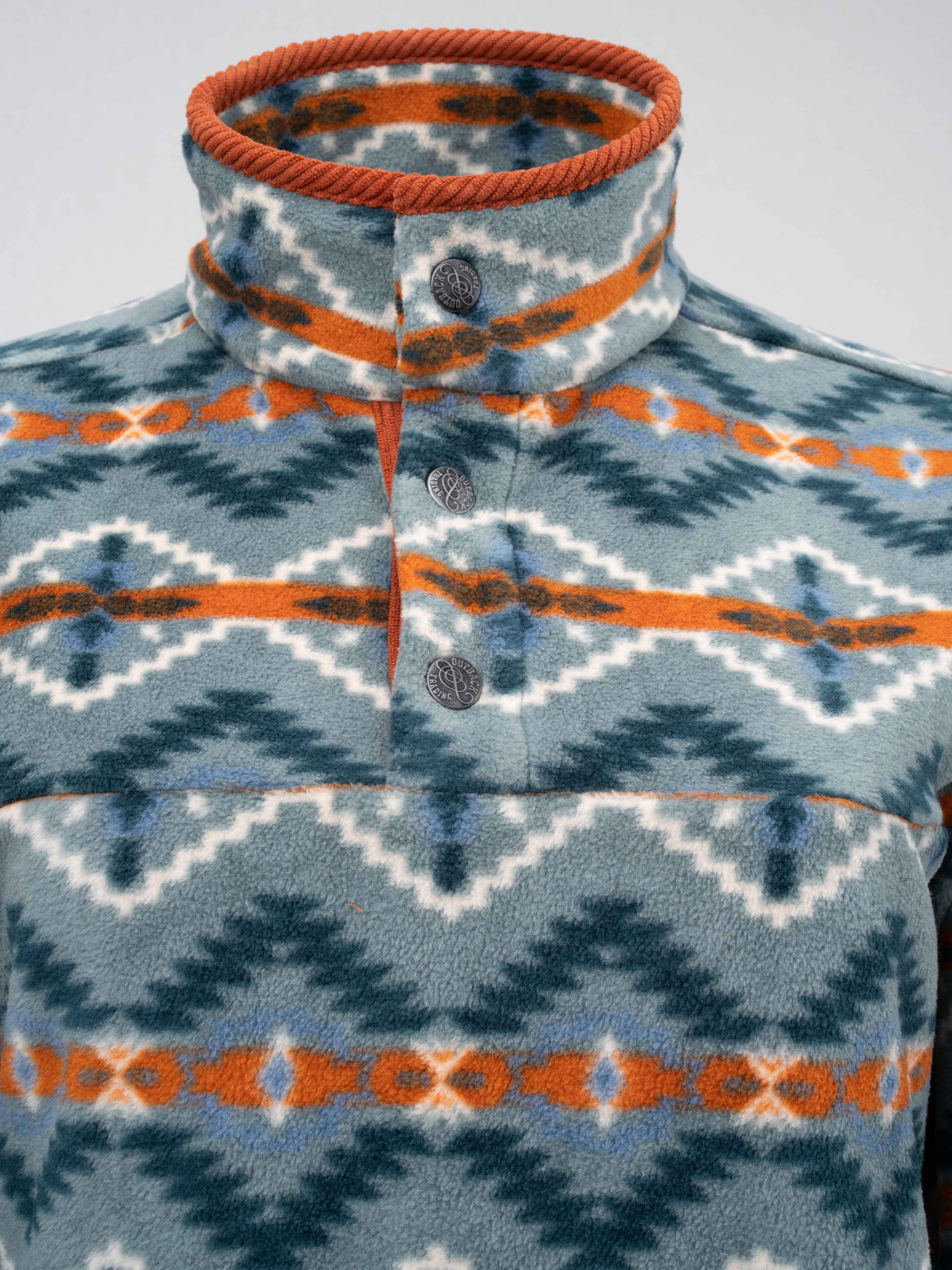 人気 定番 OUTBACK ジャケット ネイビー XL ペイズリー裏地 比翼 