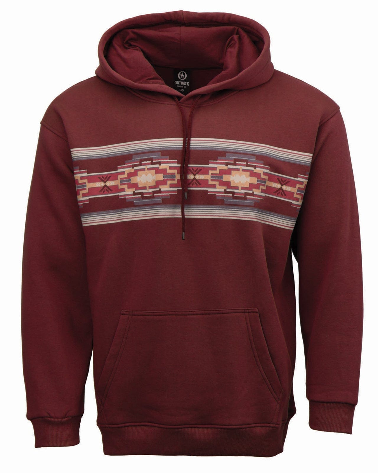 Men's Casey Hoodie - Brick – OutbackTrading.com